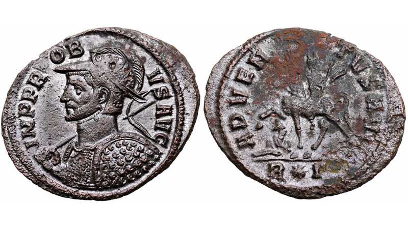 Probus, 276-282 AD, Silvered Antoninianus, Fides Militum, struck